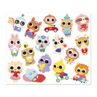 JANOD stickers babydieren 100 stks 18 mnd+2