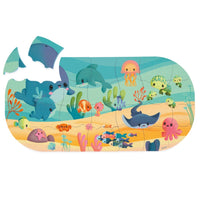 JANOD bath puzzle World map 3yrs+