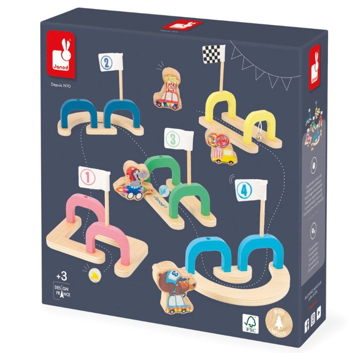 JANOD knikkerbaan applepop 3 jr+
