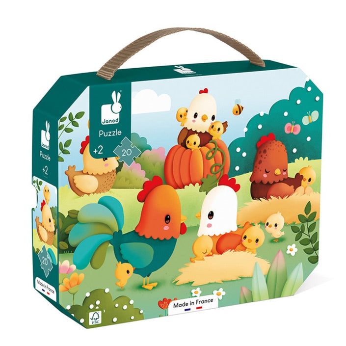 JANOD puzzel Welkom op het boerenerf 2 jr+ / 20 stks