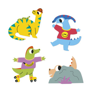 Janod stickers Dino 100 stks 3 jr+