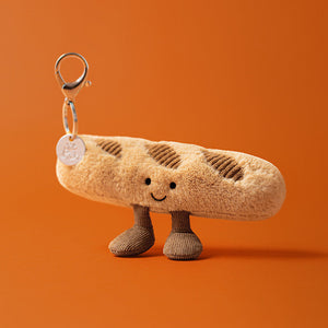 Jellycat Amuseables Baguette Bag Charm atmos