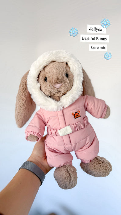 Jellycat knuffel Bashful Bunny snow suitBAS3BSKI PSikhouvanjou