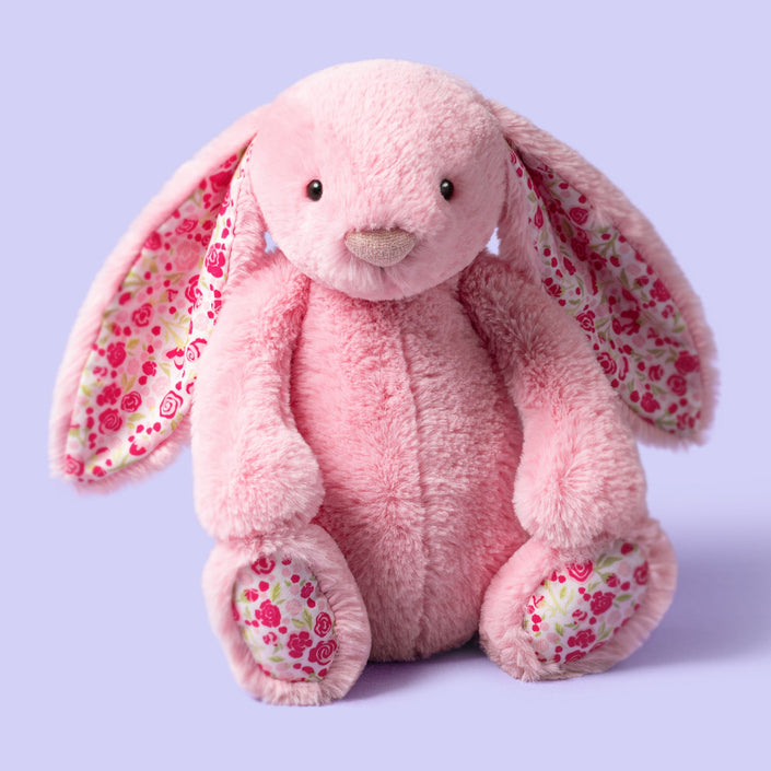 Jellycat knuffel blushkin blossom luxe bunny original BAS3ROSE b
