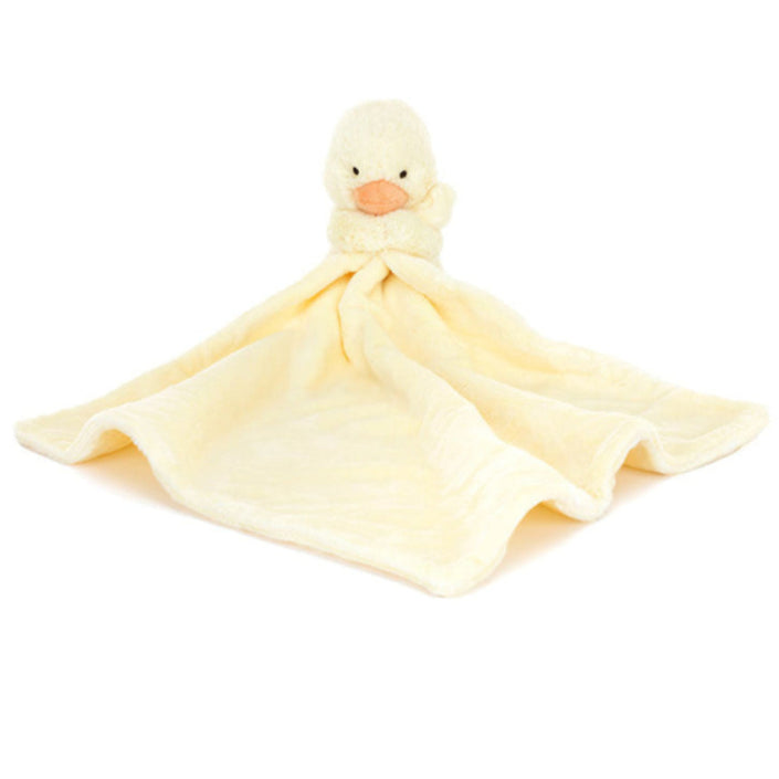 Jellycat knuffeldoekje en knuffel bashful duckling