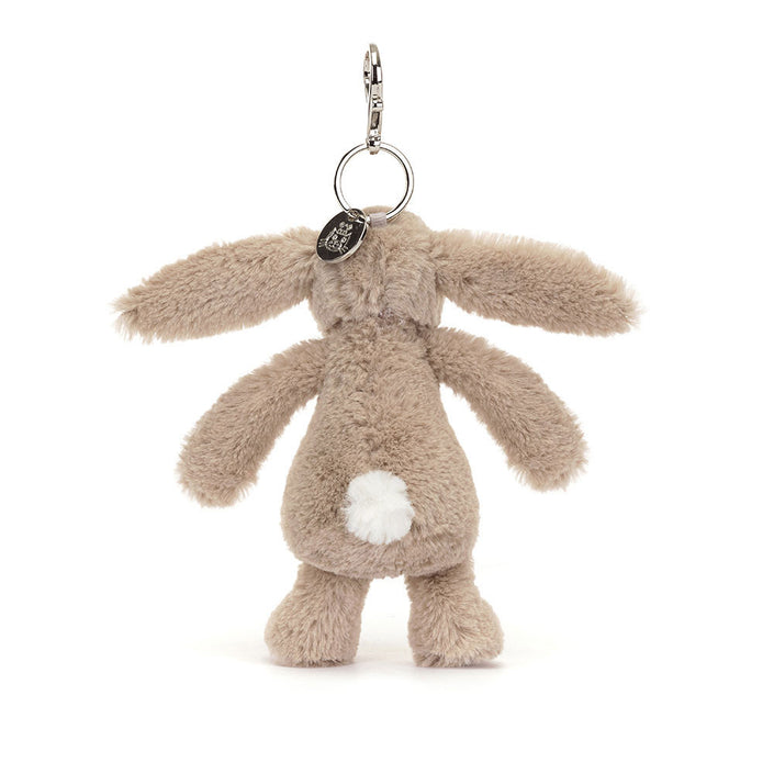Jellycat bag charm bunny petal beige