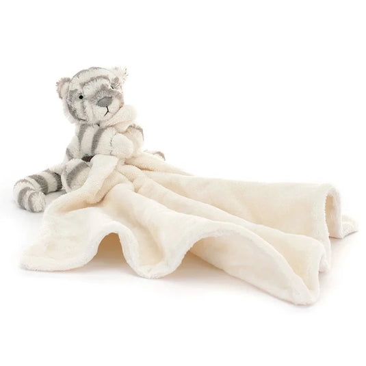 Jellycat knuffeldoekje en knuffel Bashful Snow Tiger