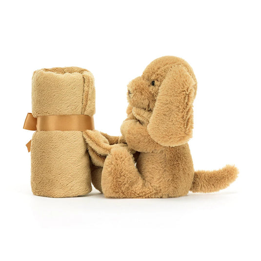 Jellycat knuffeldoekje en knuffel Bashful Toffee puppy