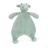 Jellycat knuffeldoekje bashful dragon