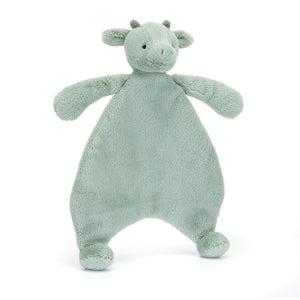 Jellycat knuffeldoekje bashful dragon