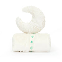 Jellycat knuffeldoekje en knuffel amuseables moon