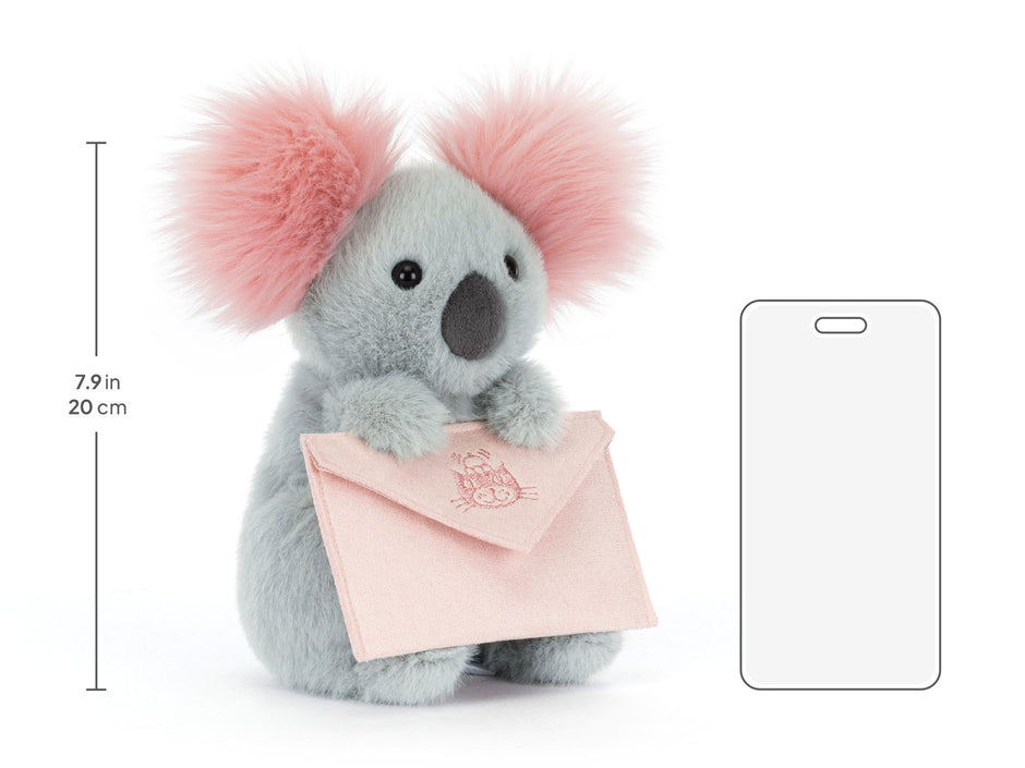 JellycatknuffelmessengerkoalaMES6K sizes