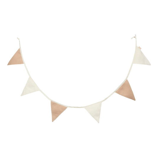 Jollein vlaggenslinger biscuit 200 cm