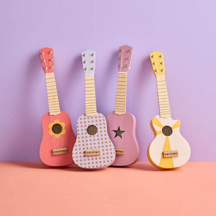 Kids Concept gitaar stippen lila1000952d