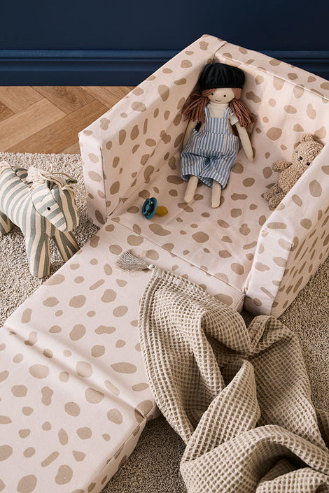 Kids Concept kinderstoel uitvouwbaar stippen10010095