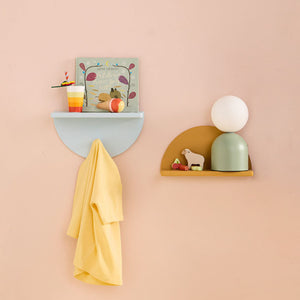 Kids Concept plank cirkel geel1000974