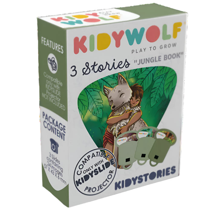 Kidywolf discs projector zaklamp jungle book 3 jr+