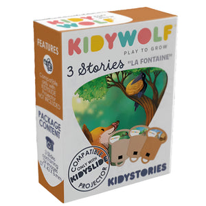 Kidywolf discs projector zaklamp la fontaine 3 jr+