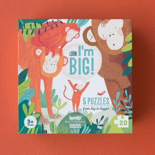 LONDJI puzzel look I'm big 3 jr+ / 5 x 4 stks