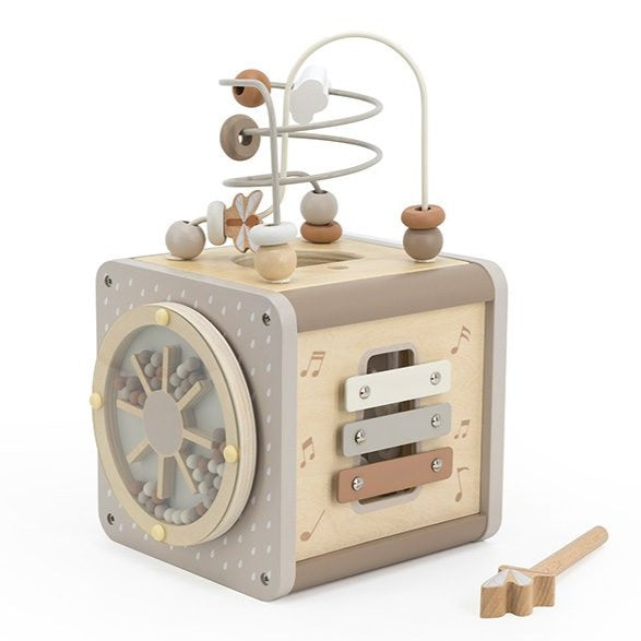 Label Label activiteitenkubus nougat 18 mnd+