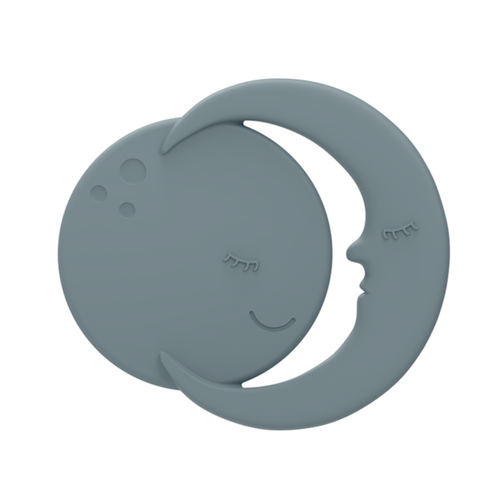 Label Label bijtring moon blauw