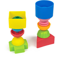 Lalaboom educatieve kralen + vormen 12 stks 10 mnd+