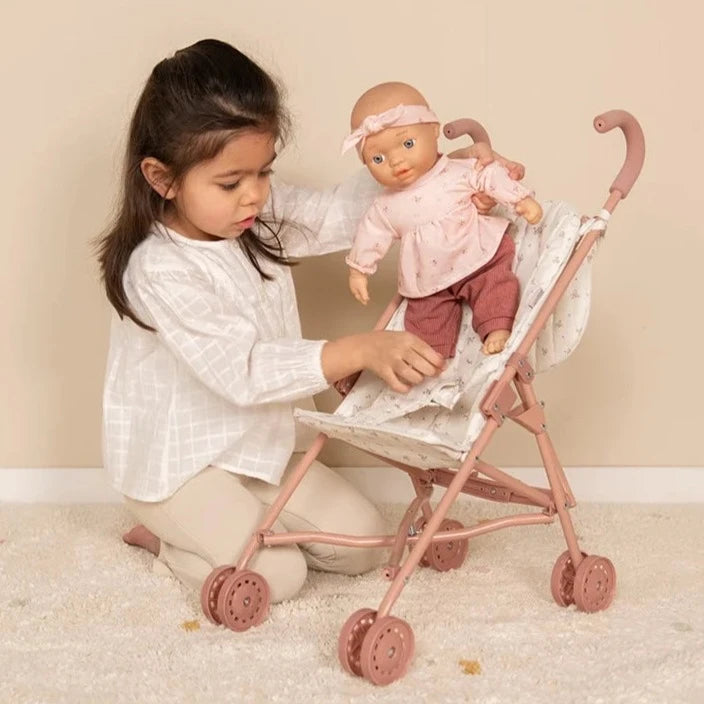 Little Dutch metalen poppenbuggy 3 jr+