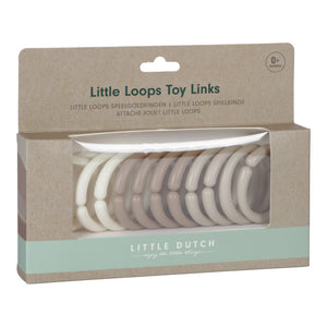 Little Dutch speelgoedringen beige 12 stks
