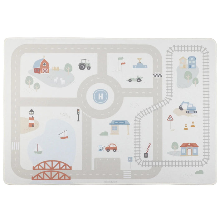 Little Dutch speelkleed auto's 140 x 100 cm