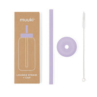 Muuki lounge straw + dop pastel lilac