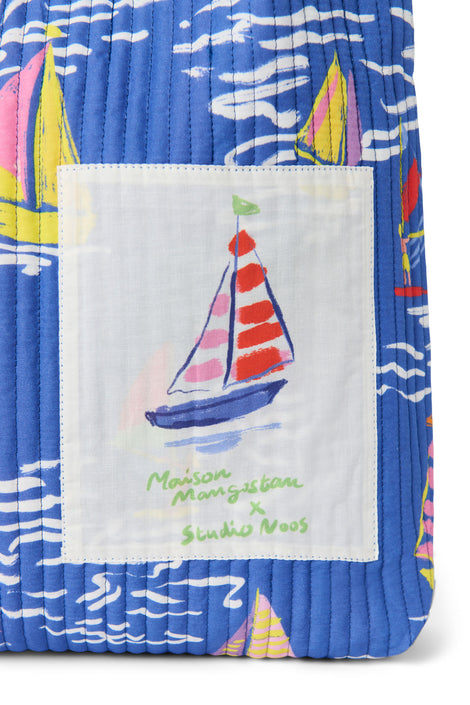 Maison Mangostan x Studio Noos beach bag Barcos