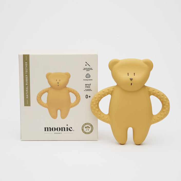 Moonie bijtspeeltje bear gray 00 mnd