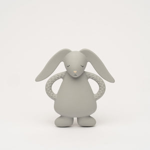 Moonie bijtspeeltje bunny silver 0 mnd