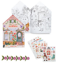 Moulin Roty kleur- en stickerboek Les Minouchkas 3 jr+
