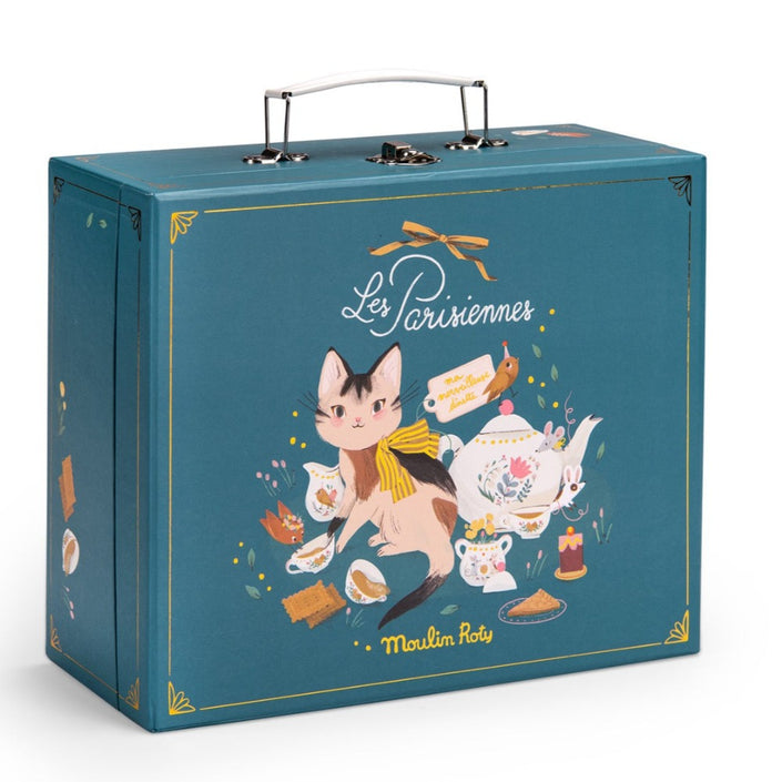 Moulin Roty porseleinen theeservies Les Parisiennes 3 jr+