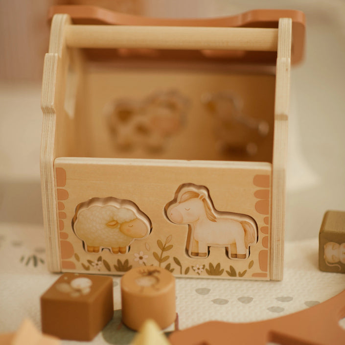 Mrs Ertha houten sorteerspel Tiny Barn 18mnd 658606270824 e