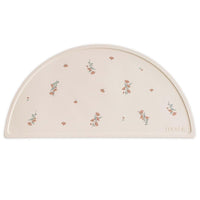 Mushie placemat pink flowers