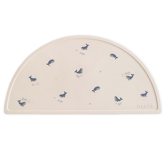 Mushie placemat whales