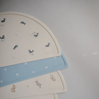 Mushie placemat whales