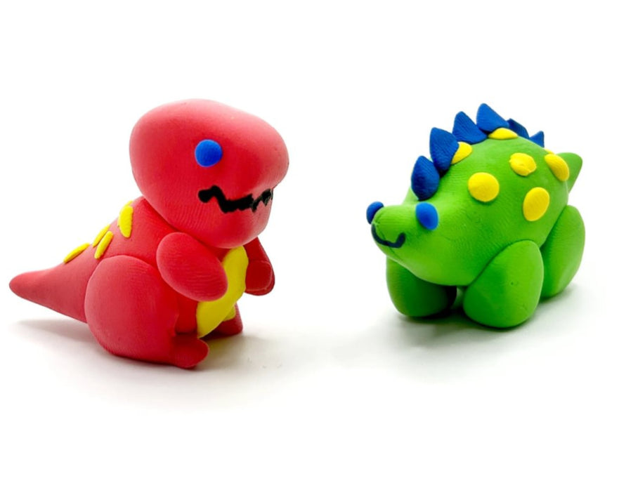 OOLY creatibles DIY air-dry clay kit Dino 6 jr+2
