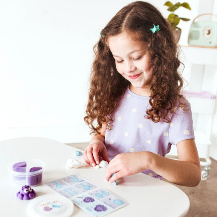 OOLY creatibles DIY air-dry clay kit Ocean BFFs 6 jr+3