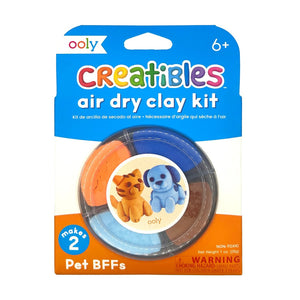 OOLY creatibles DIY air-dry clay kit Pet BFFs 6 jr+5