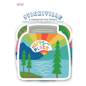 OOLY stickiville stickers Wild outdoors vinyl 4 stks