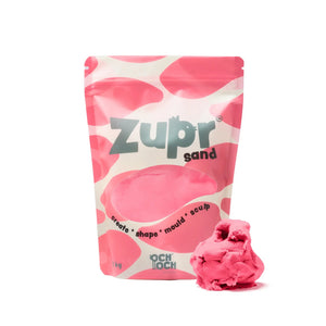 OchOch - Zupr Sand kinetisch zand Poppy pink 1 kgZUPR100004