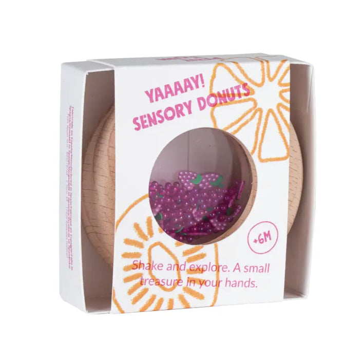 Petit Boum sensorische donut druiven 6 mnd +
