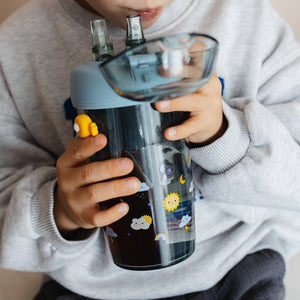 Petit Monkey 2 in 1 drinkfles Sparkling Sky