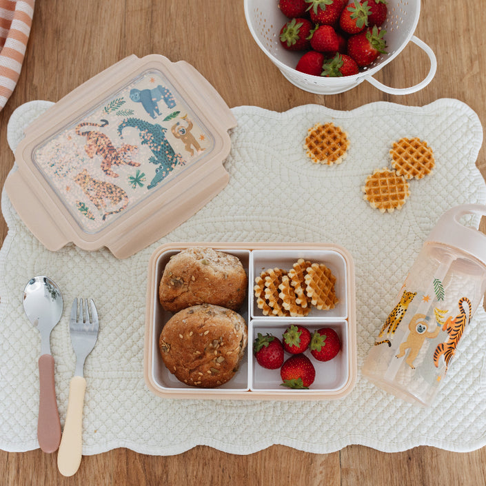 Petit Monkey broodtrommel bento upside down animalsLB54-Rc