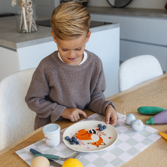 Petit Monkey melamine bord FoxMP43-Rb