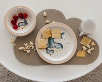 Petit Monkey melamine tuitbeker met oren WhaleMCB22-Rd