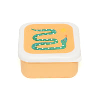 Petit Monkey snackbox set upside down animals 12 x 12 cmLB56-Ri